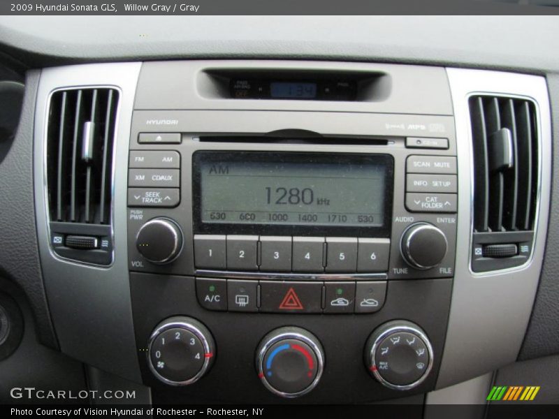 Willow Gray / Gray 2009 Hyundai Sonata GLS