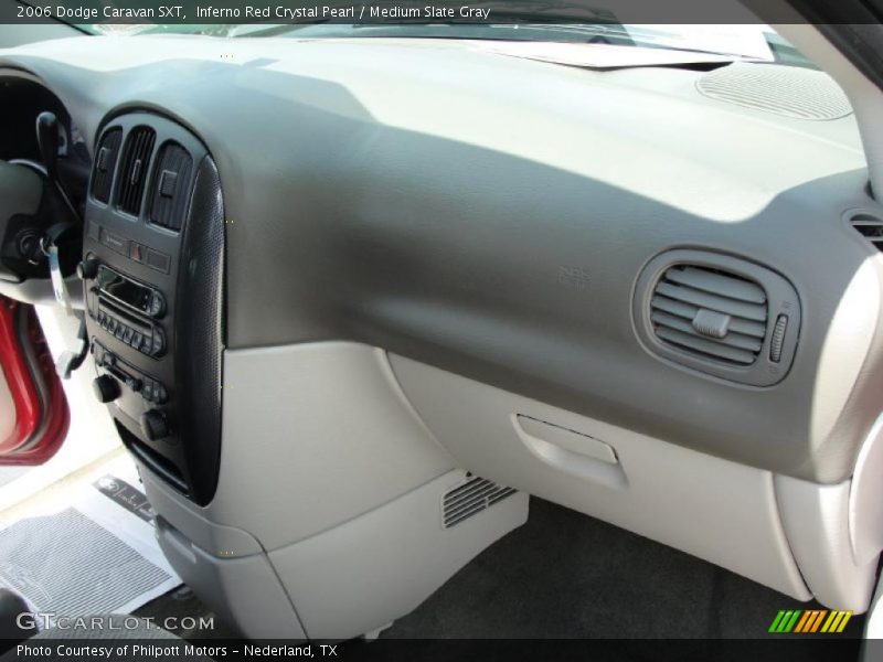 Inferno Red Crystal Pearl / Medium Slate Gray 2006 Dodge Caravan SXT