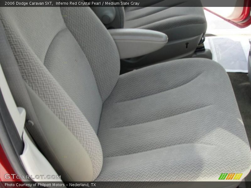 Inferno Red Crystal Pearl / Medium Slate Gray 2006 Dodge Caravan SXT