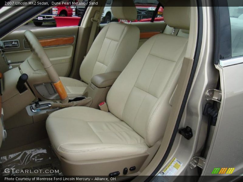 Dune Pearl Metallic / Sand 2007 Lincoln MKZ Sedan