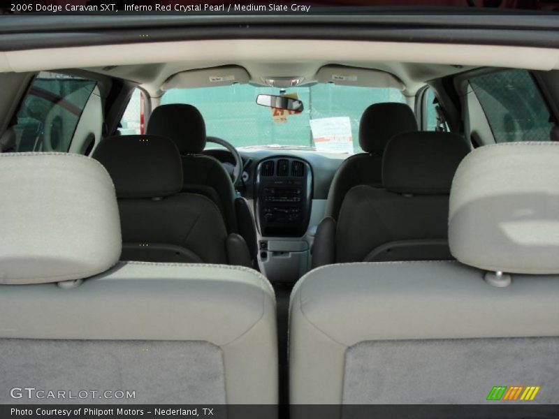 Inferno Red Crystal Pearl / Medium Slate Gray 2006 Dodge Caravan SXT