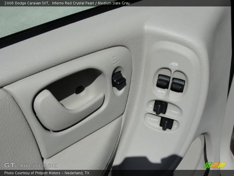 Inferno Red Crystal Pearl / Medium Slate Gray 2006 Dodge Caravan SXT