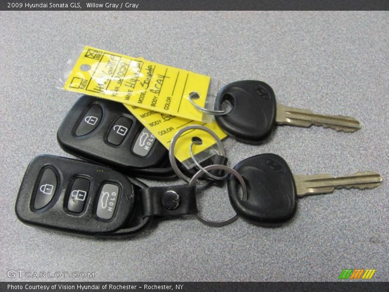 Willow Gray / Gray 2009 Hyundai Sonata GLS