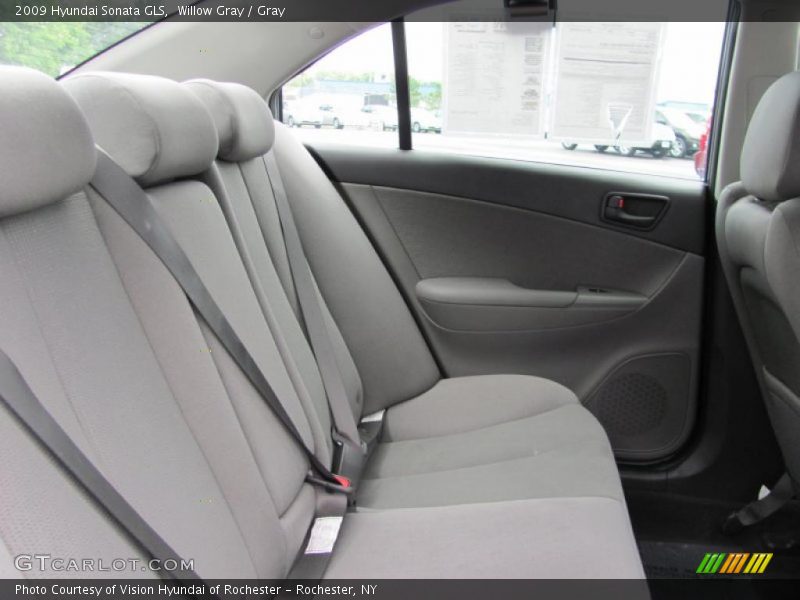 Willow Gray / Gray 2009 Hyundai Sonata GLS