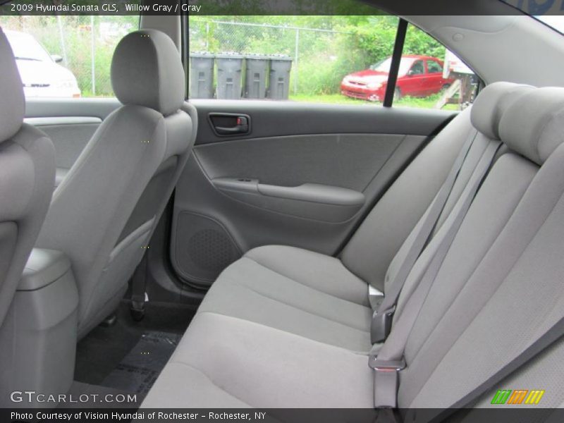 Willow Gray / Gray 2009 Hyundai Sonata GLS