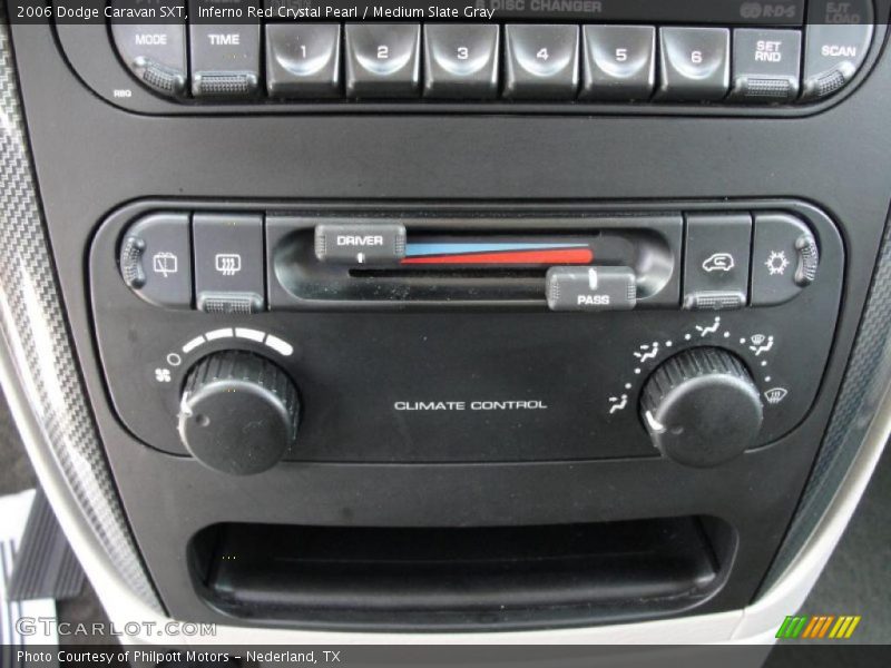 Inferno Red Crystal Pearl / Medium Slate Gray 2006 Dodge Caravan SXT