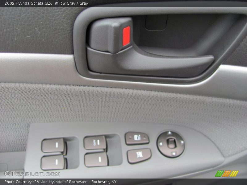Willow Gray / Gray 2009 Hyundai Sonata GLS