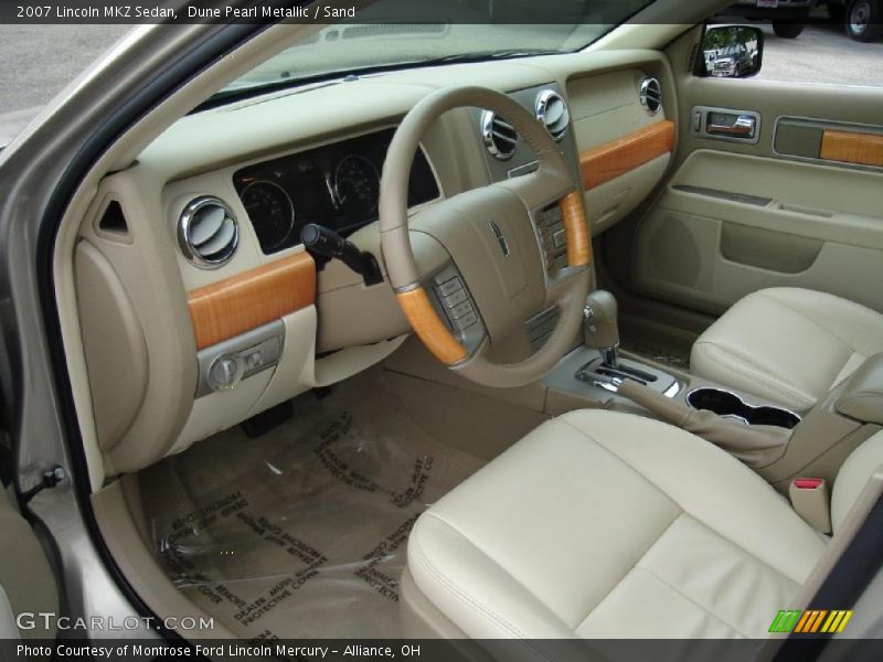 Dune Pearl Metallic / Sand 2007 Lincoln MKZ Sedan