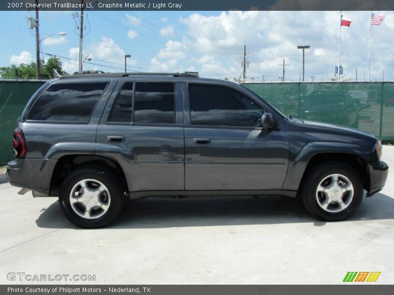 Graphite Metallic / Light Gray 2007 Chevrolet TrailBlazer LS