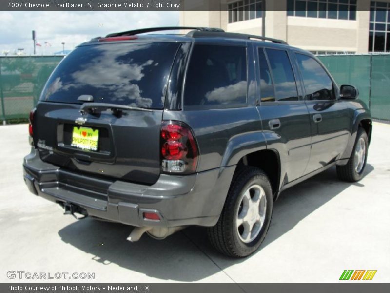 Graphite Metallic / Light Gray 2007 Chevrolet TrailBlazer LS
