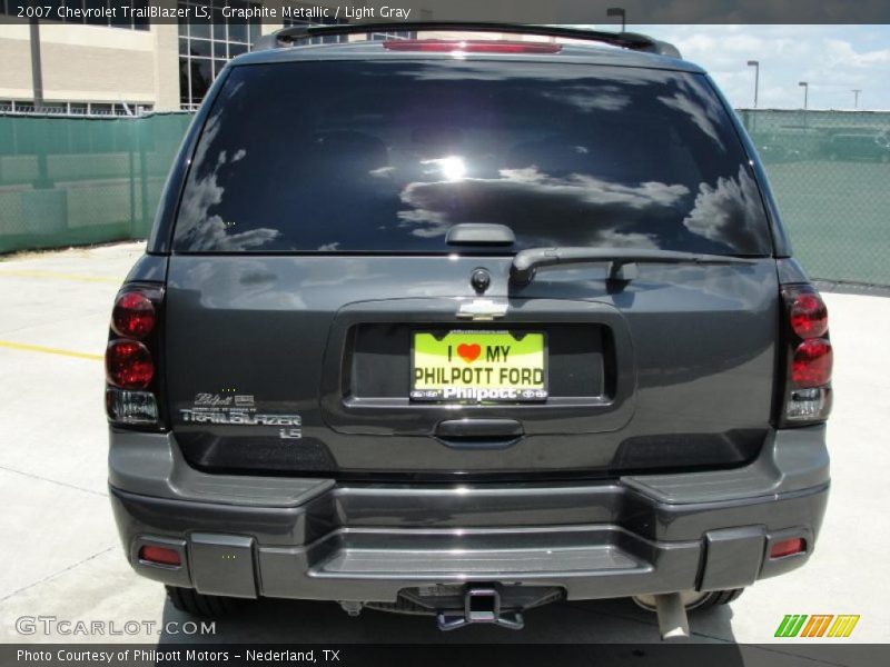 Graphite Metallic / Light Gray 2007 Chevrolet TrailBlazer LS