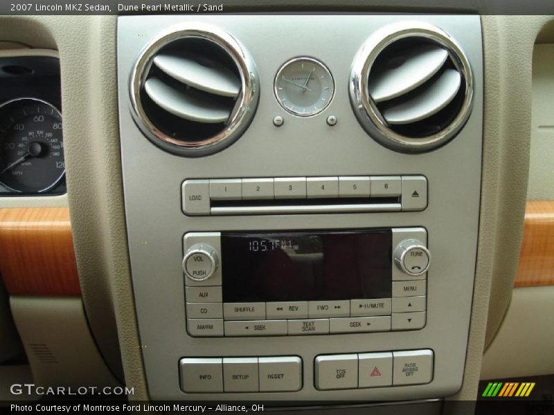Dune Pearl Metallic / Sand 2007 Lincoln MKZ Sedan