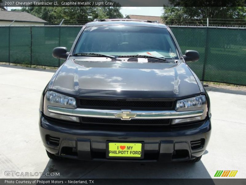 Graphite Metallic / Light Gray 2007 Chevrolet TrailBlazer LS