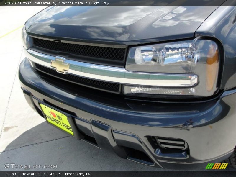 Graphite Metallic / Light Gray 2007 Chevrolet TrailBlazer LS
