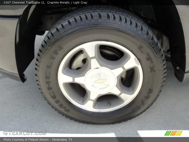 Graphite Metallic / Light Gray 2007 Chevrolet TrailBlazer LS