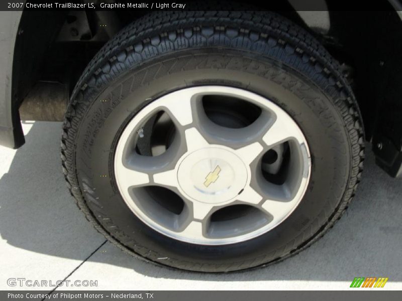 Graphite Metallic / Light Gray 2007 Chevrolet TrailBlazer LS