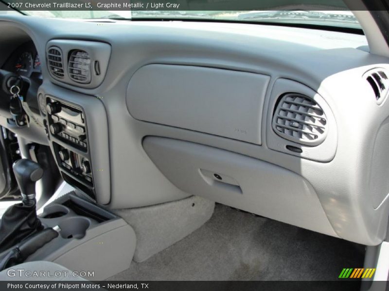 Graphite Metallic / Light Gray 2007 Chevrolet TrailBlazer LS