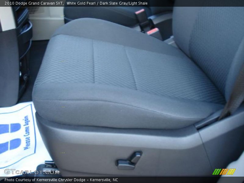 White Gold Pearl / Dark Slate Gray/Light Shale 2010 Dodge Grand Caravan SXT