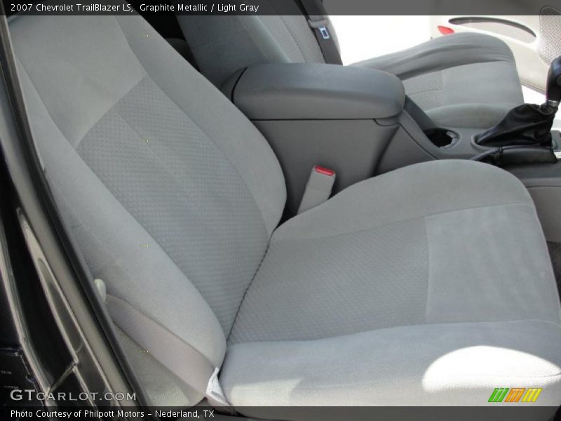 Graphite Metallic / Light Gray 2007 Chevrolet TrailBlazer LS