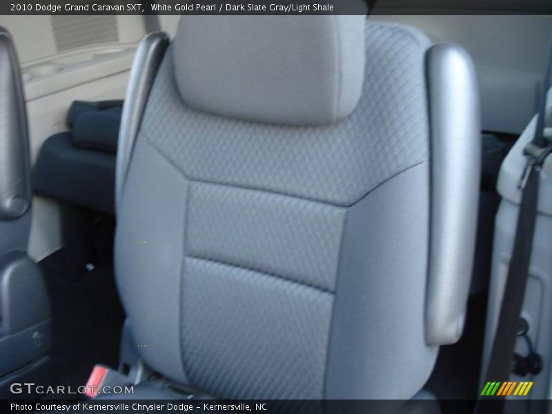 White Gold Pearl / Dark Slate Gray/Light Shale 2010 Dodge Grand Caravan SXT