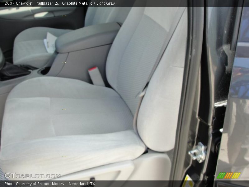 Graphite Metallic / Light Gray 2007 Chevrolet TrailBlazer LS