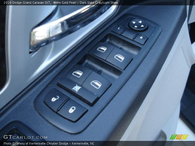 White Gold Pearl / Dark Slate Gray/Light Shale 2010 Dodge Grand Caravan SXT