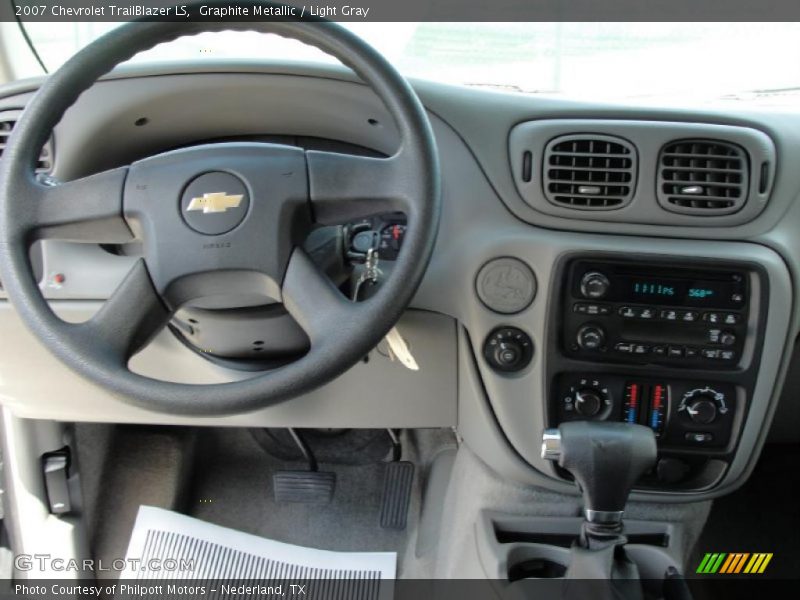 Graphite Metallic / Light Gray 2007 Chevrolet TrailBlazer LS
