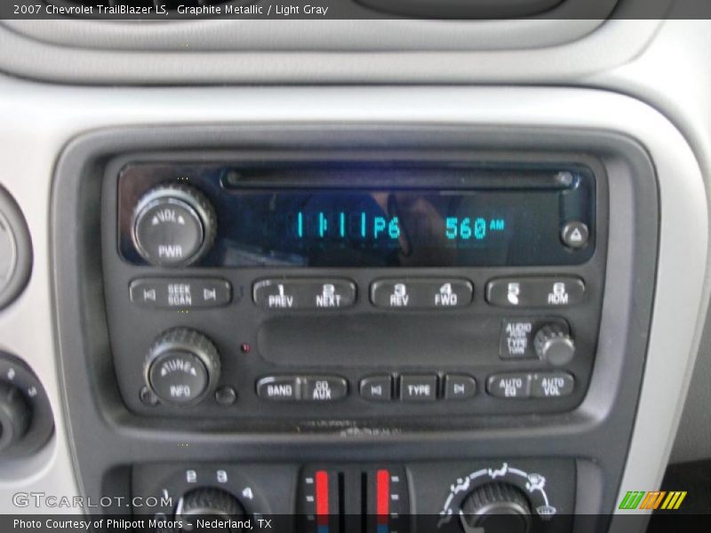 Graphite Metallic / Light Gray 2007 Chevrolet TrailBlazer LS