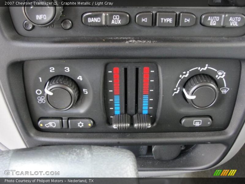 Graphite Metallic / Light Gray 2007 Chevrolet TrailBlazer LS