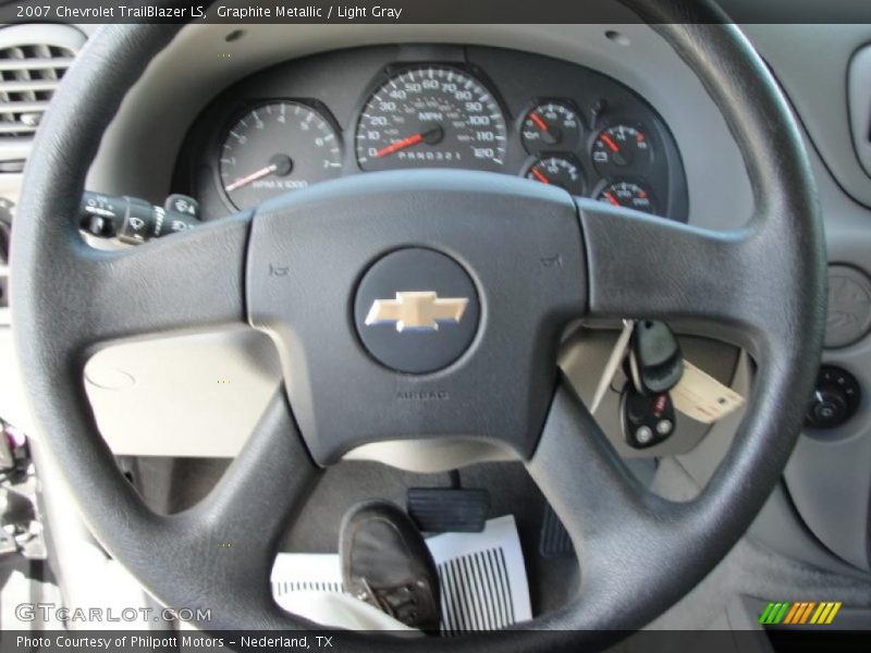 Graphite Metallic / Light Gray 2007 Chevrolet TrailBlazer LS