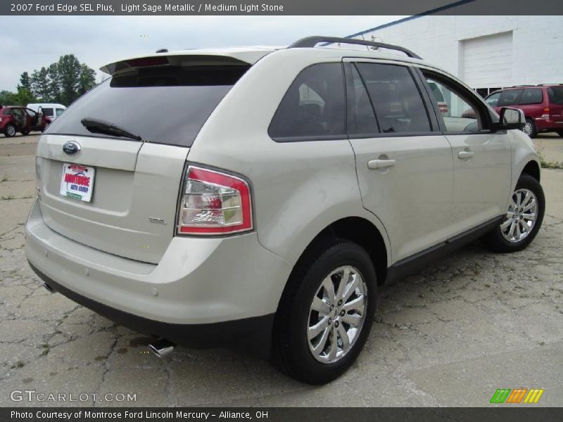 Light Sage Metallic / Medium Light Stone 2007 Ford Edge SEL Plus