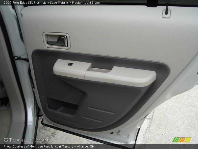 Light Sage Metallic / Medium Light Stone 2007 Ford Edge SEL Plus