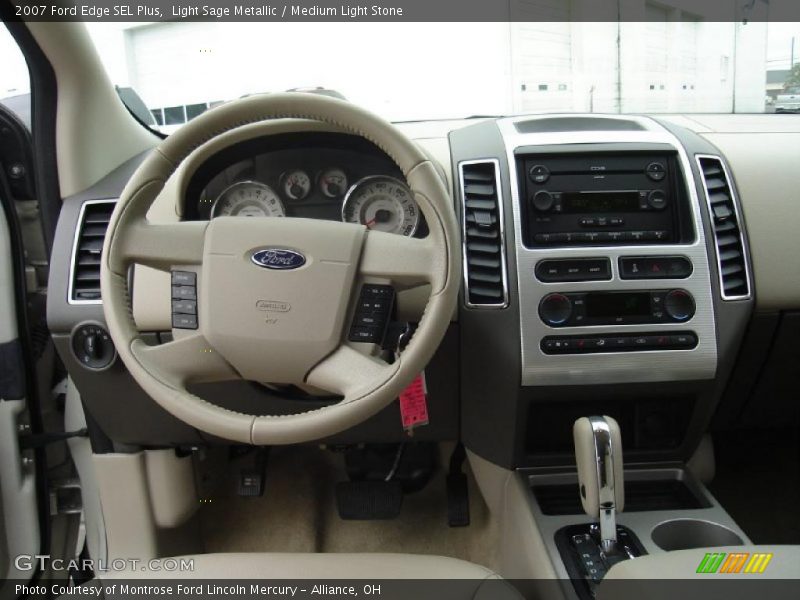 Light Sage Metallic / Medium Light Stone 2007 Ford Edge SEL Plus