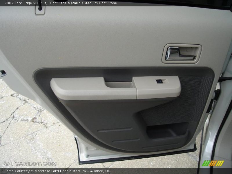 Light Sage Metallic / Medium Light Stone 2007 Ford Edge SEL Plus