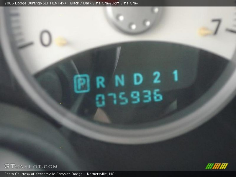 Black / Dark Slate Gray/Light Slate Gray 2006 Dodge Durango SLT HEMI 4x4