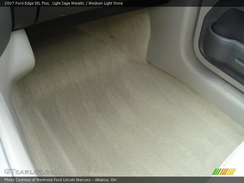 Light Sage Metallic / Medium Light Stone 2007 Ford Edge SEL Plus