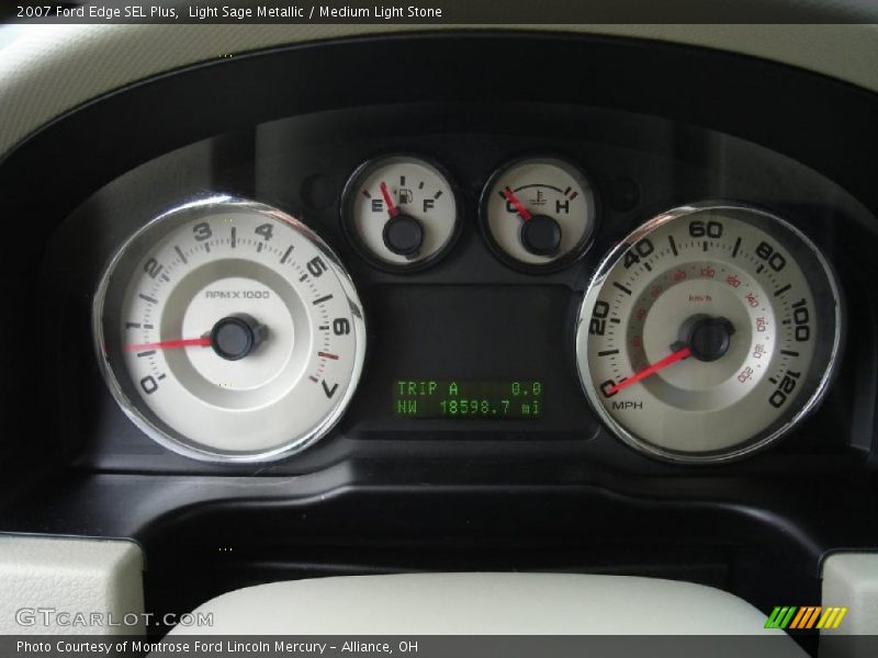 Light Sage Metallic / Medium Light Stone 2007 Ford Edge SEL Plus