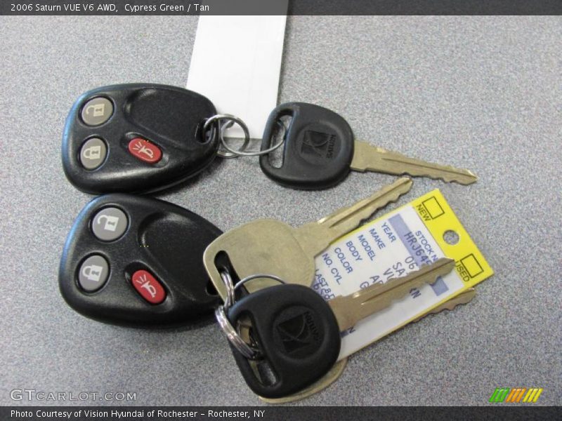 Cypress Green / Tan 2006 Saturn VUE V6 AWD