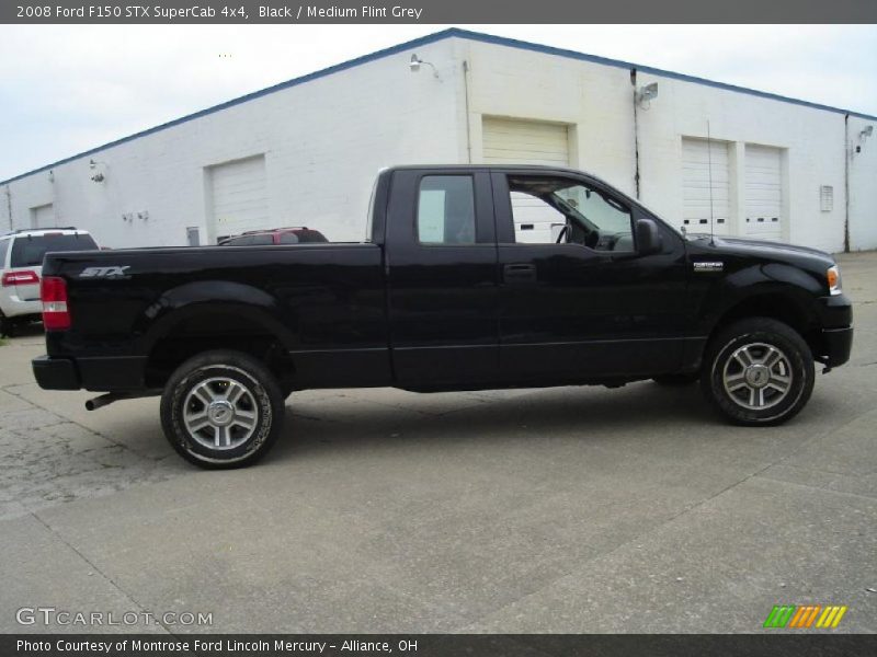 Black / Medium Flint Grey 2008 Ford F150 STX SuperCab 4x4