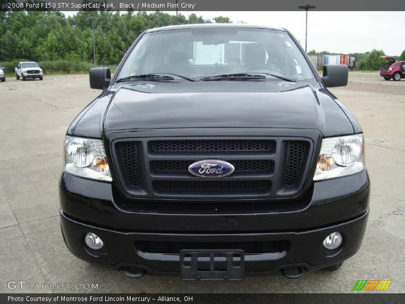 Black / Medium Flint Grey 2008 Ford F150 STX SuperCab 4x4