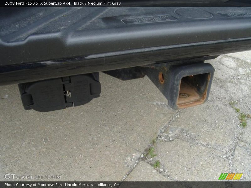 Black / Medium Flint Grey 2008 Ford F150 STX SuperCab 4x4