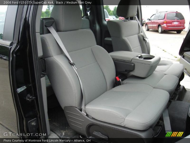 Black / Medium Flint Grey 2008 Ford F150 STX SuperCab 4x4