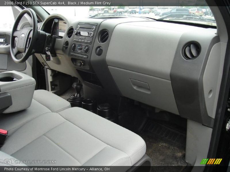 Black / Medium Flint Grey 2008 Ford F150 STX SuperCab 4x4