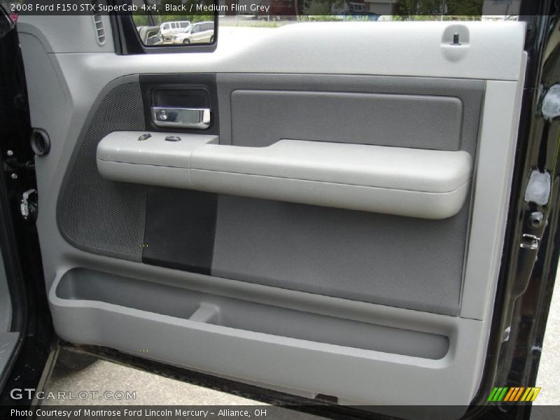 Black / Medium Flint Grey 2008 Ford F150 STX SuperCab 4x4
