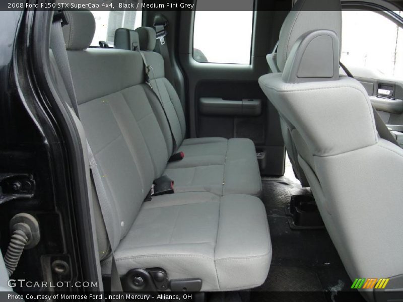Black / Medium Flint Grey 2008 Ford F150 STX SuperCab 4x4