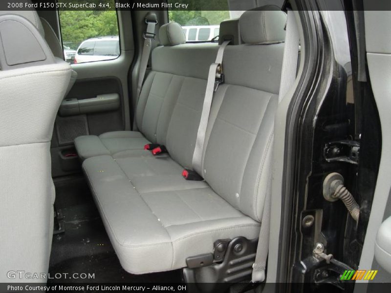 Black / Medium Flint Grey 2008 Ford F150 STX SuperCab 4x4