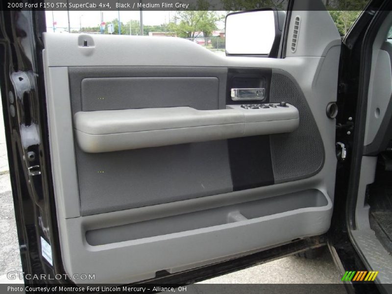 Black / Medium Flint Grey 2008 Ford F150 STX SuperCab 4x4