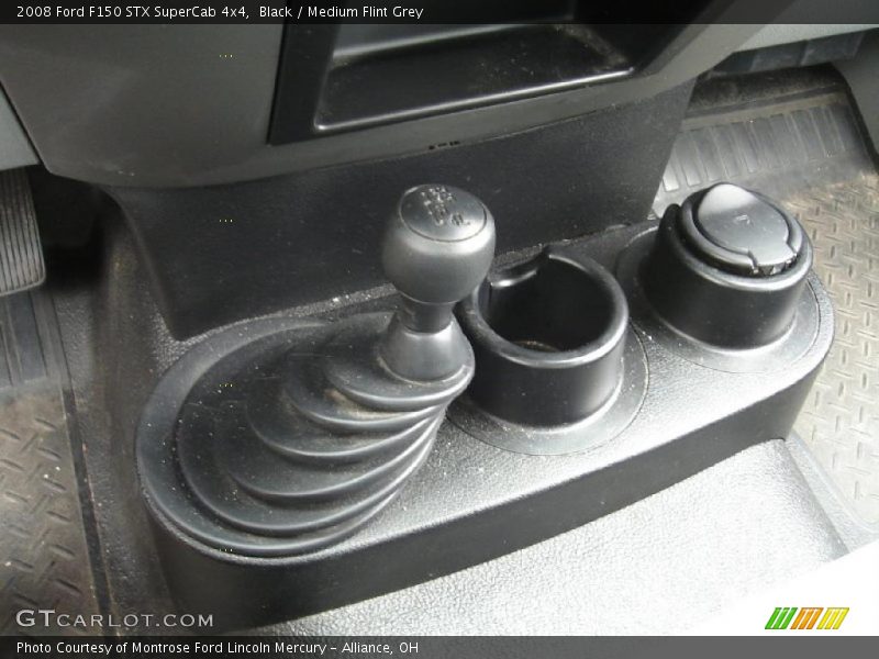 Black / Medium Flint Grey 2008 Ford F150 STX SuperCab 4x4