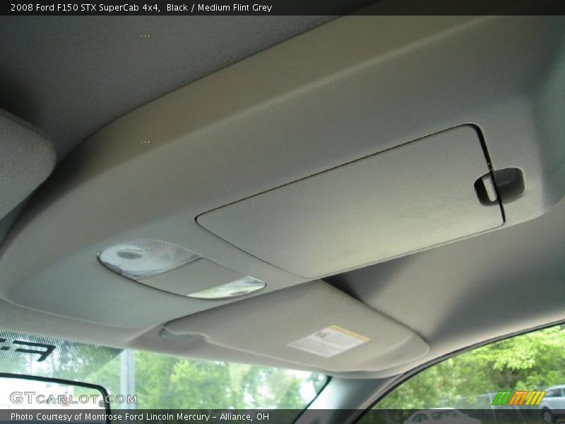 Black / Medium Flint Grey 2008 Ford F150 STX SuperCab 4x4