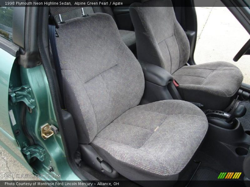 Alpine Green Pearl / Agate 1998 Plymouth Neon Highline Sedan